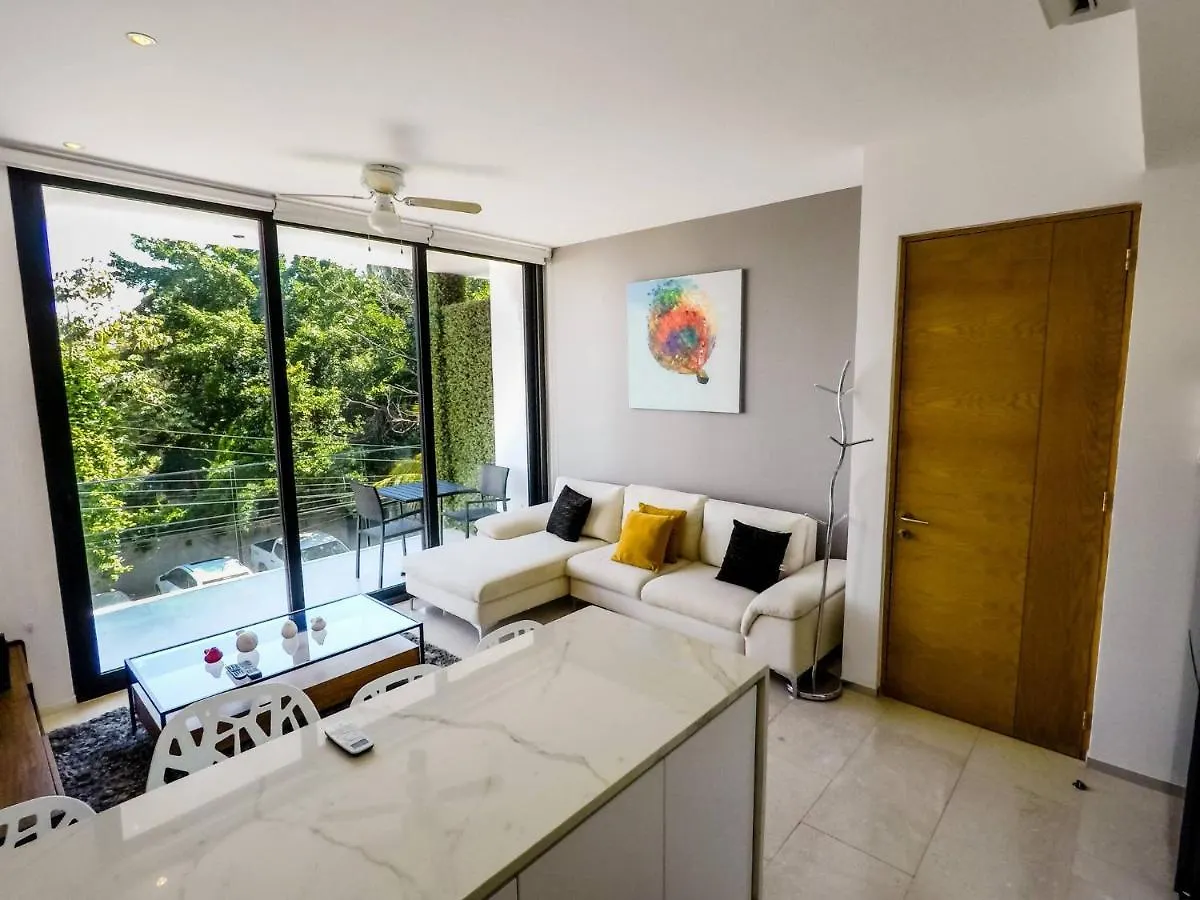 Lovely 1 Bedroom Apartment, 3 Blocks To Mamitas, Roof Pool Views, Bbq بلايا ديل كارمن